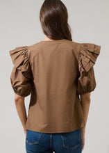 Load image into Gallery viewer, Flores Poplin Top