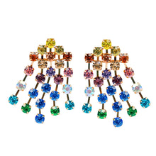 Load image into Gallery viewer, St. Armand’s Rainbow Rhinestone Tassels