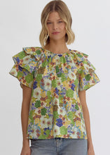 Load image into Gallery viewer, Lacey Floral Top