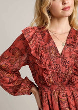 Load image into Gallery viewer, Lia Paisley Midi Dress