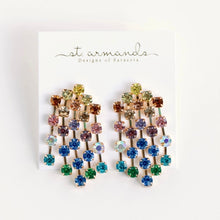 Load image into Gallery viewer, St. Armand’s Rainbow Rhinestone Tassels