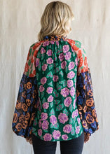 Load image into Gallery viewer, Teresa Floral Blocked Top