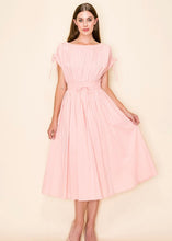 Load image into Gallery viewer, Pink Peony Cotton Dress