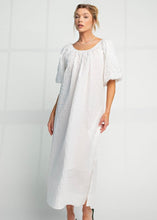 Load image into Gallery viewer, White Cotton Maxi Dress