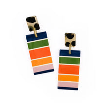 Load image into Gallery viewer, Sunshine Tienda- Texas Stripe Cabana Earrings