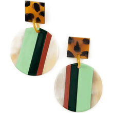 Load image into Gallery viewer, Sunshine Tienda- Sea Turtle Circle Earrings