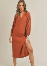 Load image into Gallery viewer, Pumpkin Spice Midi Dress