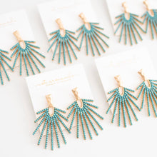 Load image into Gallery viewer, St. Armands Turquoise Sunburst Drops