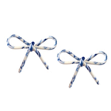 Load image into Gallery viewer, St. Armands Blue + White Multi Bow Studs