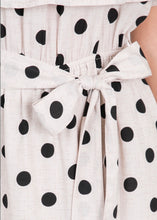 Load image into Gallery viewer, Polka Dot Ruffle Midi Dress