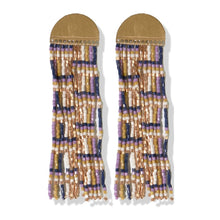 Load image into Gallery viewer, Riley Purple Sprinkle Earrings