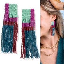Load image into Gallery viewer, INK &amp; ALLOY belle - geo fringe earrings