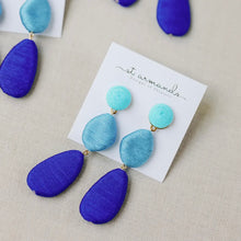 Load image into Gallery viewer, St. Armands Blue Ombré Lido Earrings