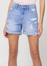 Load image into Gallery viewer, Venice Boyfriend Cuffed Denim Shorts