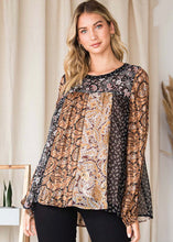 Load image into Gallery viewer, Autumn Paisley Top (S-XL)